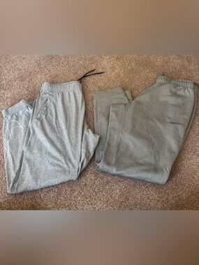 Men’s Gray size L Nike Sweatpants Joggers Bundle of 2